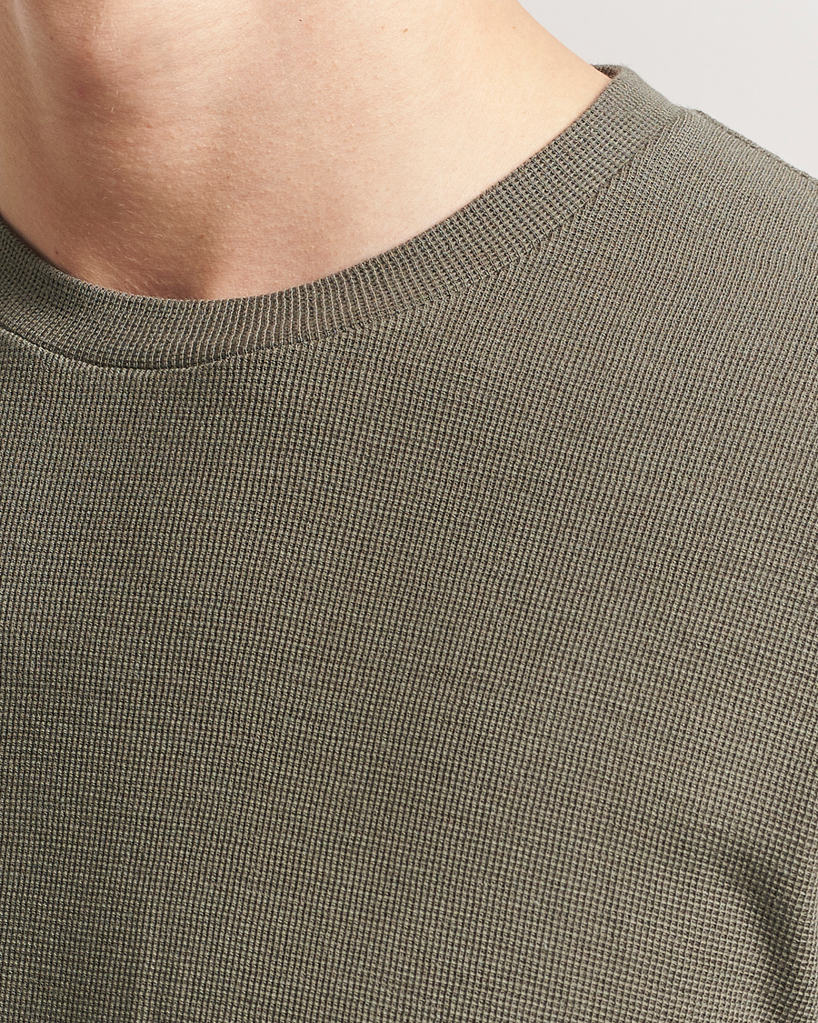 Hombres | Camisetas | NN07 | Clive Crew Neck T-Shirt Capers Green