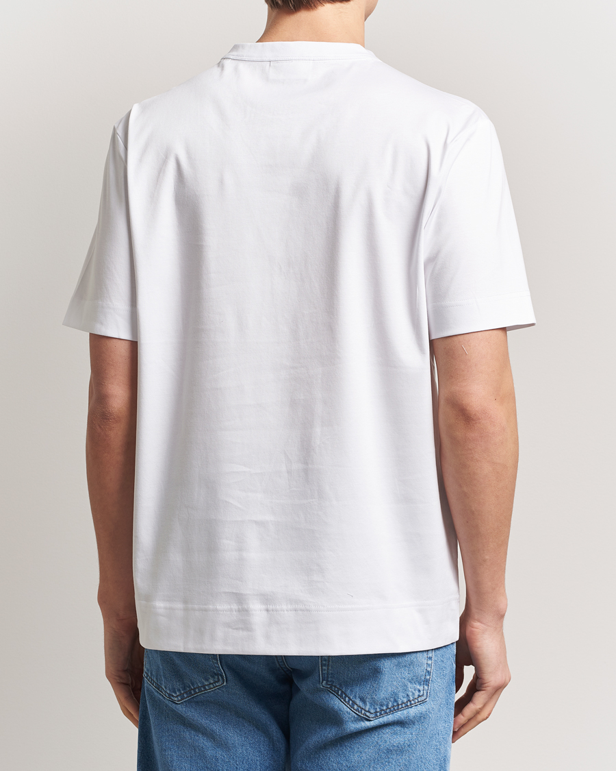 Hombres | Camisetas | NN07 | Pedro Mercerized Crew Neck T-Shirt White
