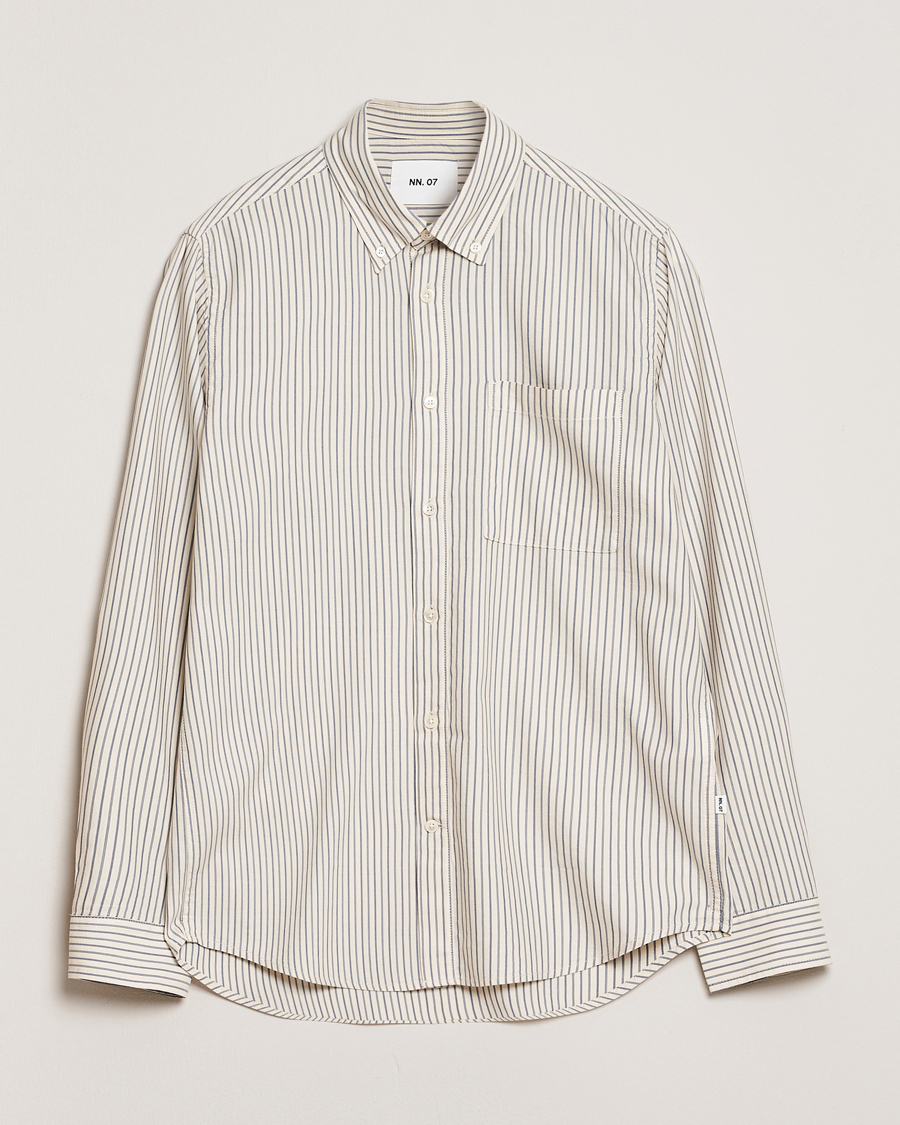 Hombres | Camisas | NN07 | Arne Tencel Shirt Sea Stripe