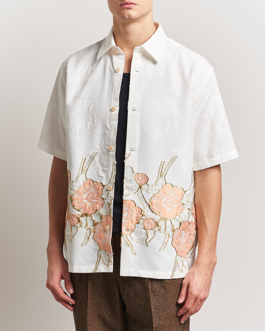 Hombres | Camisas | NN07 | Freddy Flower Short Sleeve Shirt White Multi