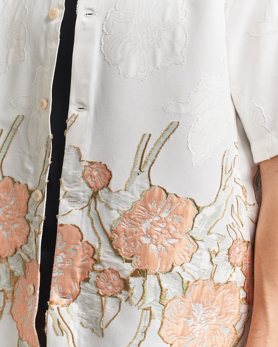 Hombres | Camisas | NN07 | Freddy Flower Short Sleeve Shirt White Multi