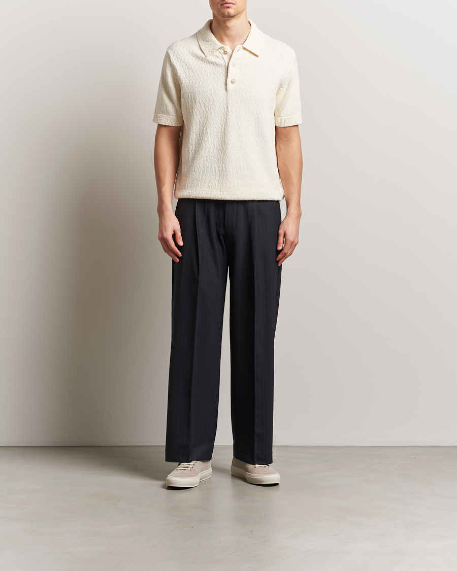 Hombres | Polos | NN07 | Randy Knitted Polo Ecru