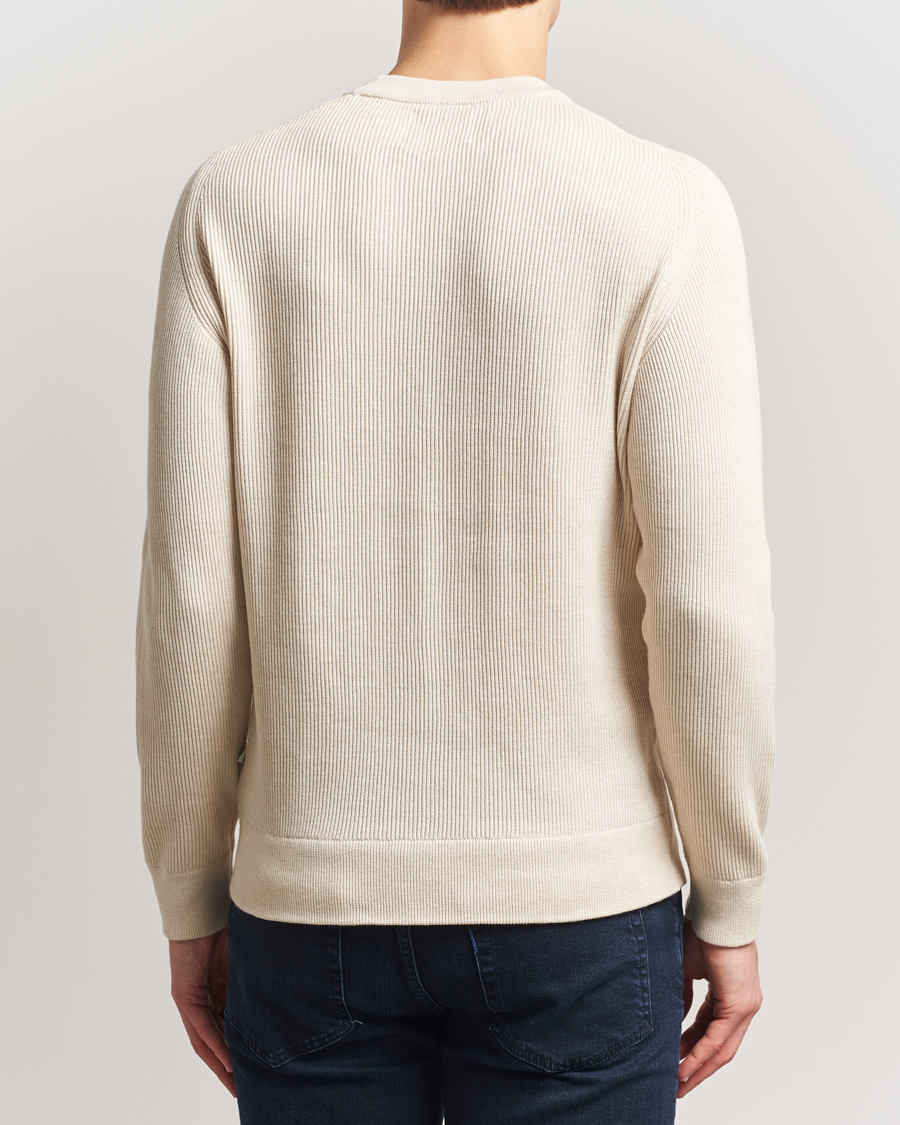 Hombres | Jerséis y prendas de punto | NN07 | Kevin Cotton Knitted Sweater Ivory