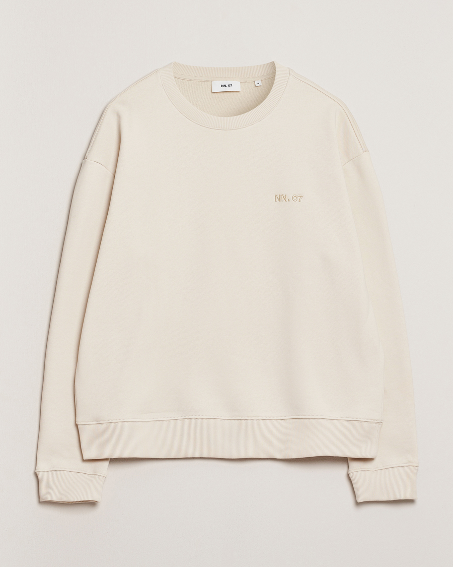 Hombres | Jerséis y prendas de punto | NN07 | David Crew Neck Sweatshirt Ivory
