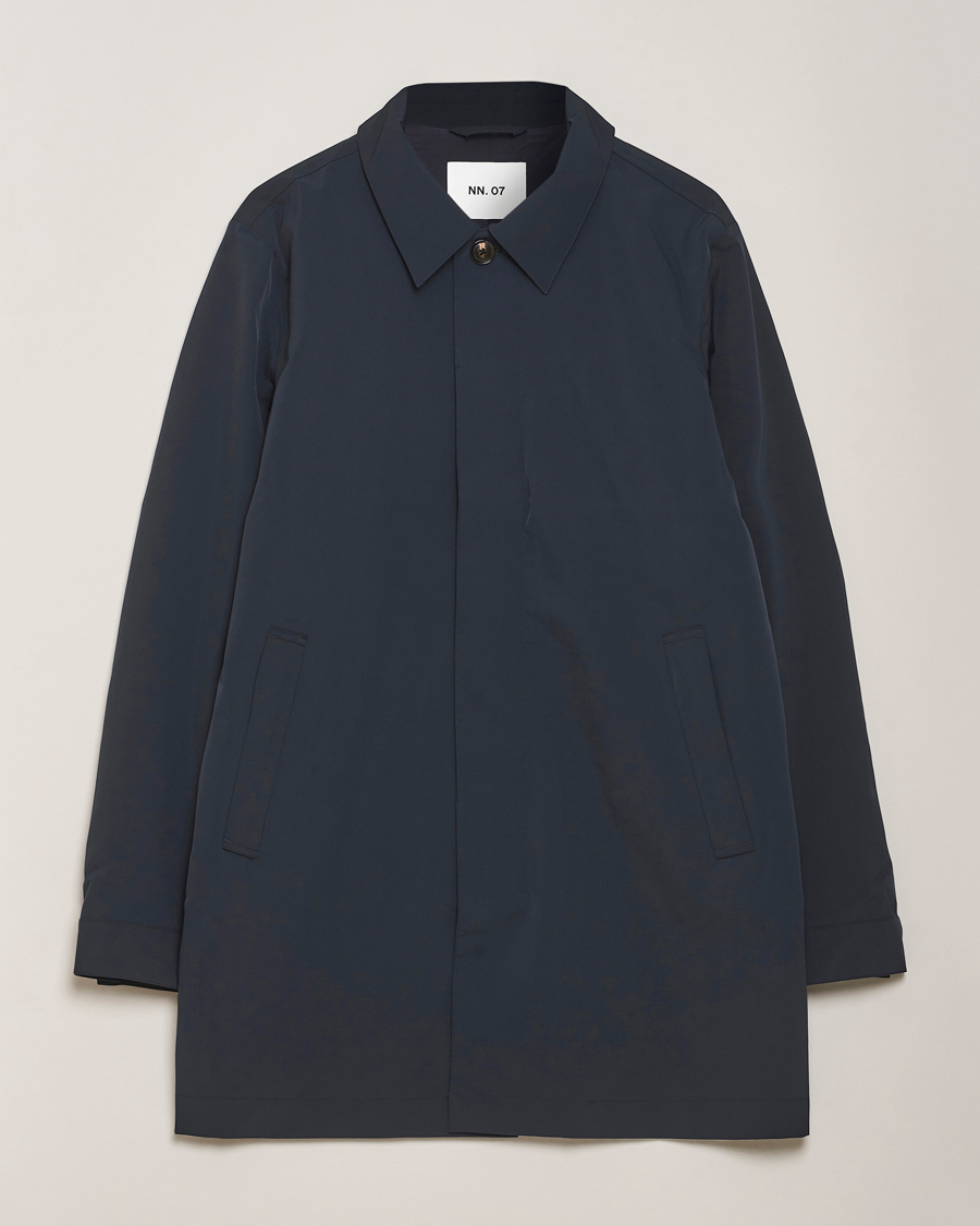 Hombres | Abrigos y chaquetas | NN07 | Kim Waterproof Car Coat Navy Blue