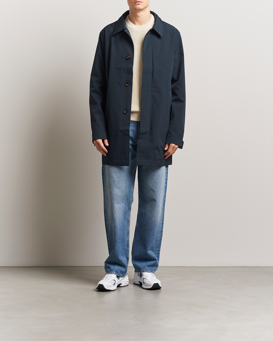 Hombres | Abrigos y chaquetas | NN07 | Kim Waterproof Car Coat Navy Blue