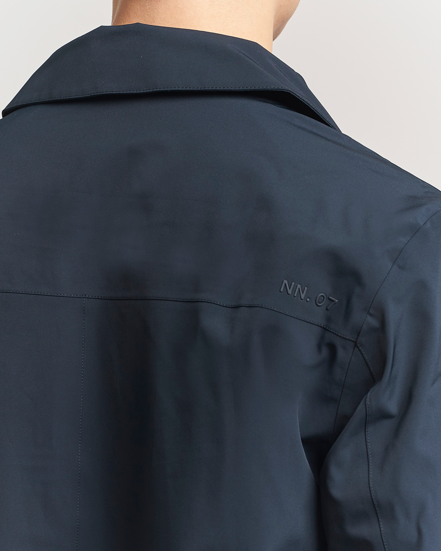 Hombres | Abrigos y chaquetas | NN07 | Kim Waterproof Car Coat Navy Blue