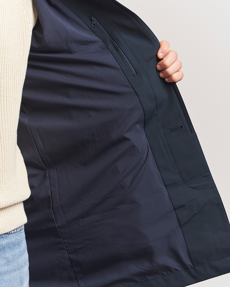 Hombres | Abrigos y chaquetas | NN07 | Kim Waterproof Car Coat Navy Blue