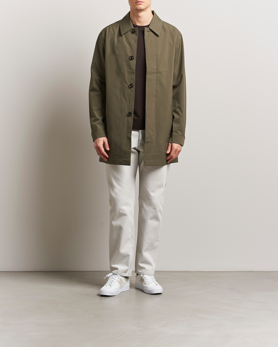 Hombres | Abrigos y chaquetas | NN07 | Kim Waterproof Car Coat Capers Green