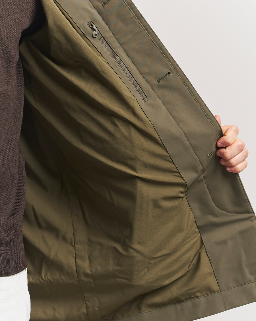 Hombres | Abrigos y chaquetas | NN07 | Kim Waterproof Car Coat Capers Green
