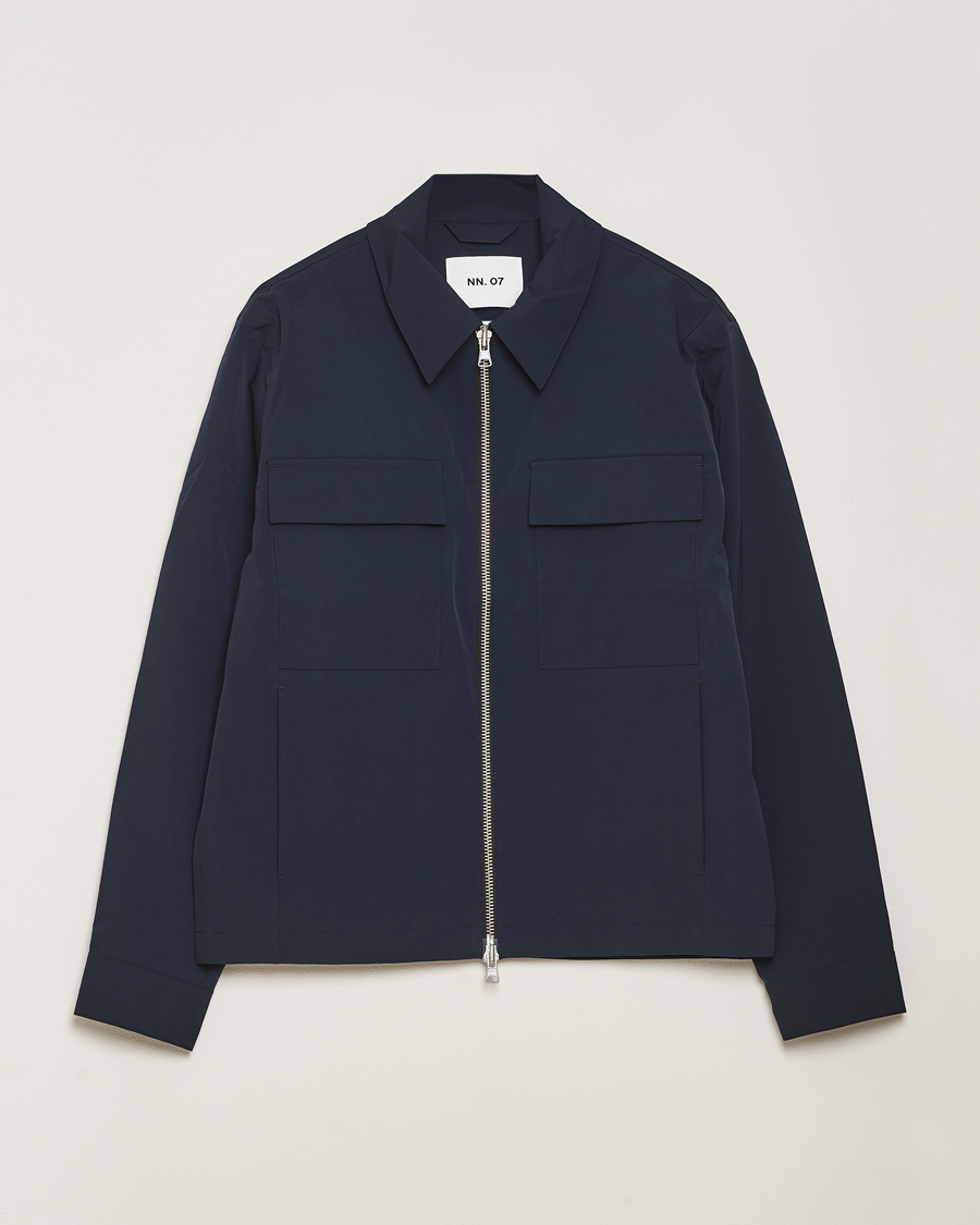 Hombres | Abrigos y chaquetas | NN07 | Alban Bomber Jacket Navy Blue