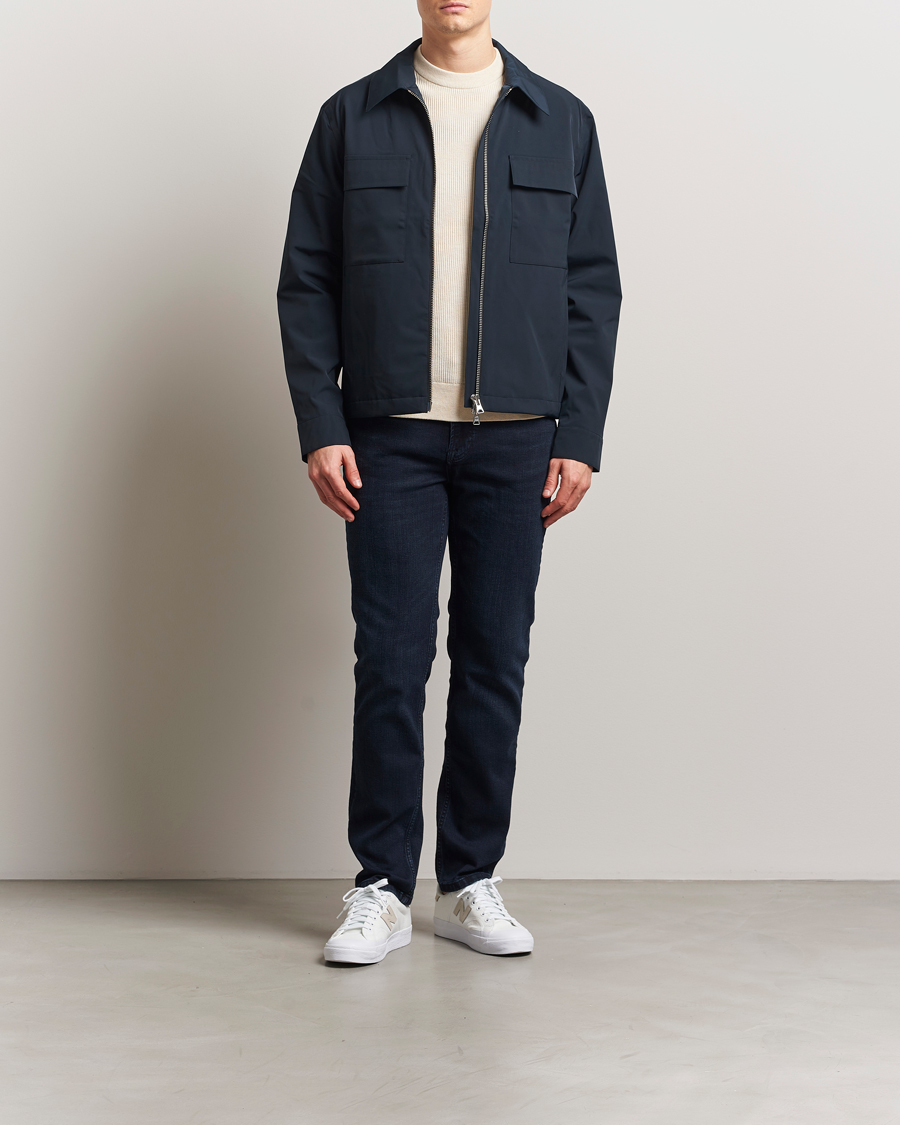 Hombres | Abrigos y chaquetas | NN07 | Alban Bomber Jacket Navy Blue