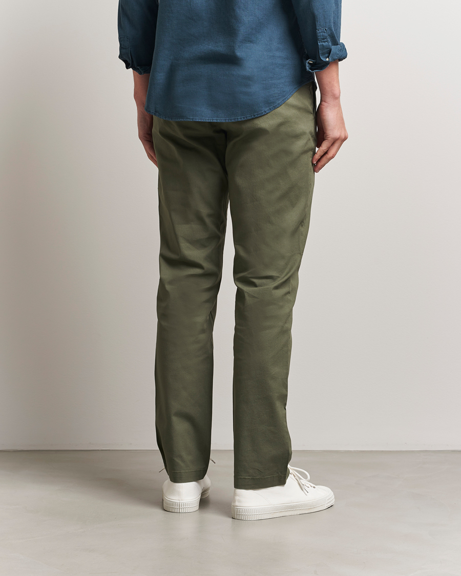 Hombres | Pantalones | Dockers | Crafted Khaki Slim Cotton/Linen Chino Teal Leaf