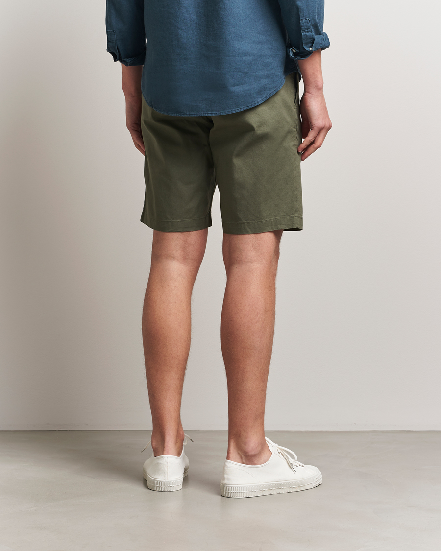 Hombres | Pantalones cortos | Dockers | Slim Cotton/Linen Shorts Teal Leaf