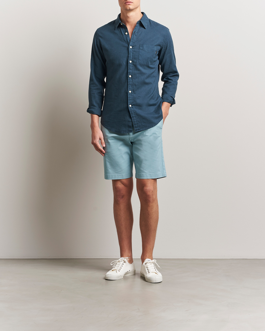 Hombres | Pantalones cortos | Dockers | Slim Cotton/Linen Shorts Tourmaline