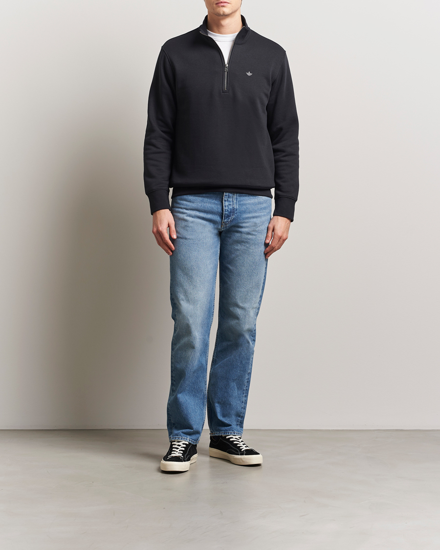 Hombres | Jerséis y prendas de punto | Dockers | Quarter Zip Fleece Black
