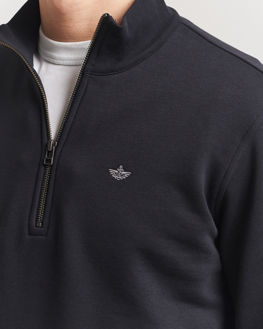 Hombres | Jerséis y prendas de punto | Dockers | Quarter Zip Fleece Black