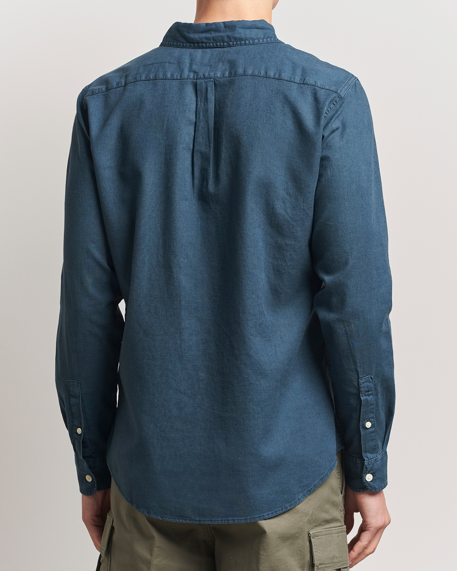 Hombres | Camisas | Dockers | Slim Linen/Cotton Shirt Stratified Sea