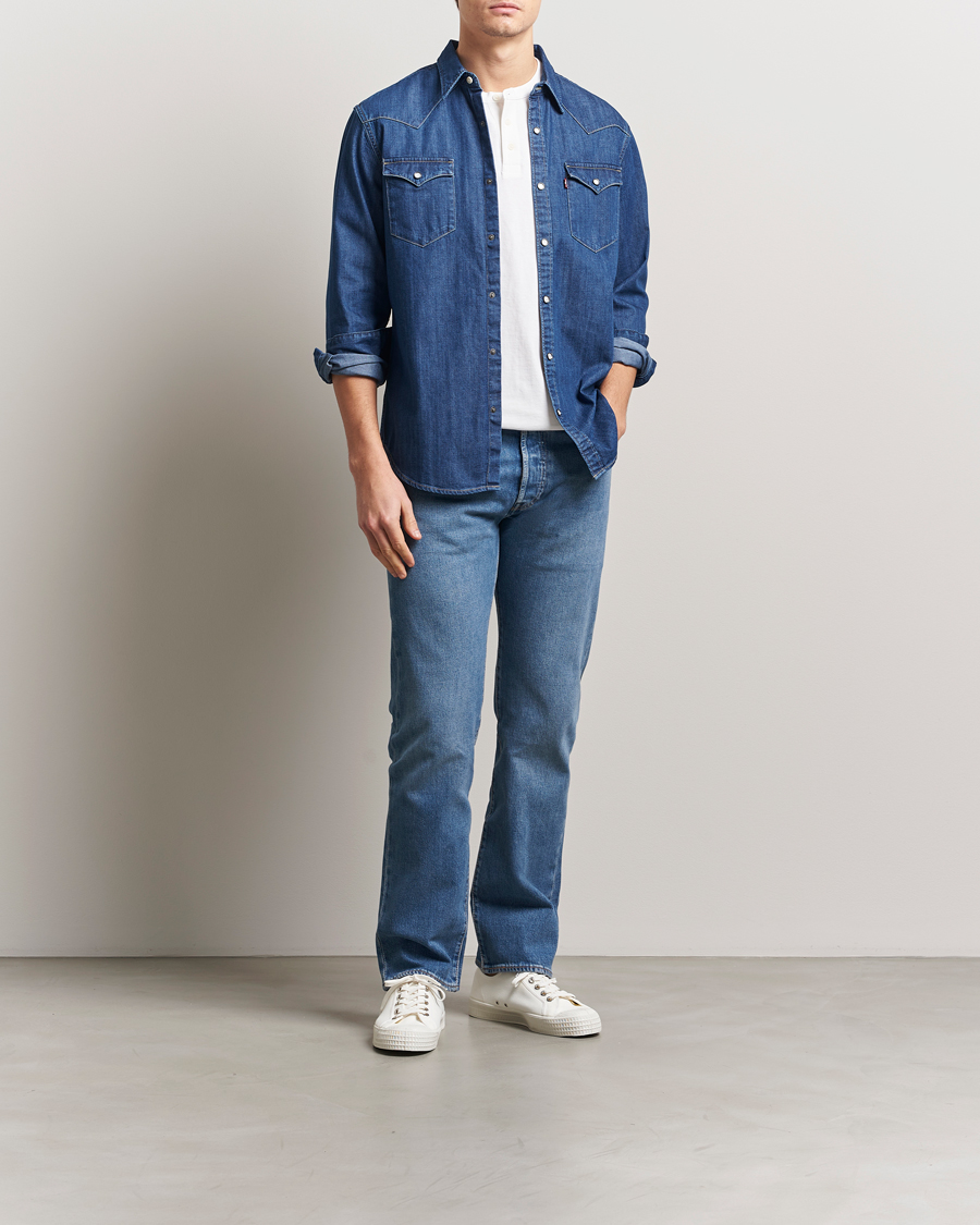 Hombres | Camisas | Levi's | Barstow Western Standard Shirt Medium Blue