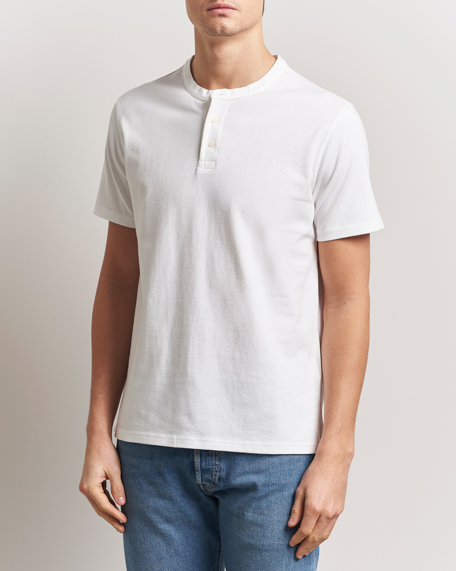 Hombres | Camisetas | Levi's | Short Sleeve Henley White