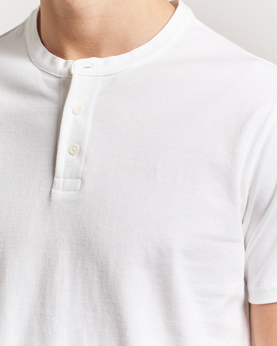 Hombres | Camisetas | Levi's | Short Sleeve Henley White