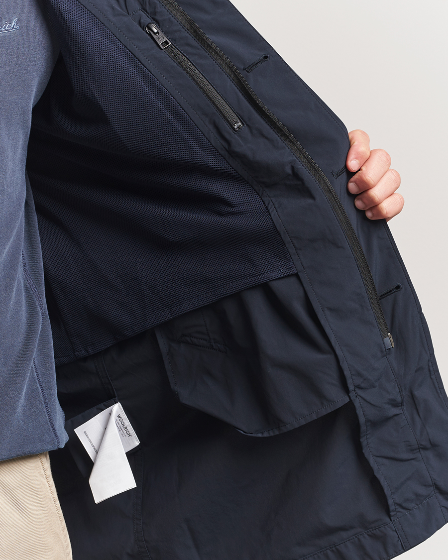 Hombres | Abrigos y chaquetas | Woolrich | City Carcoat Melton Blue