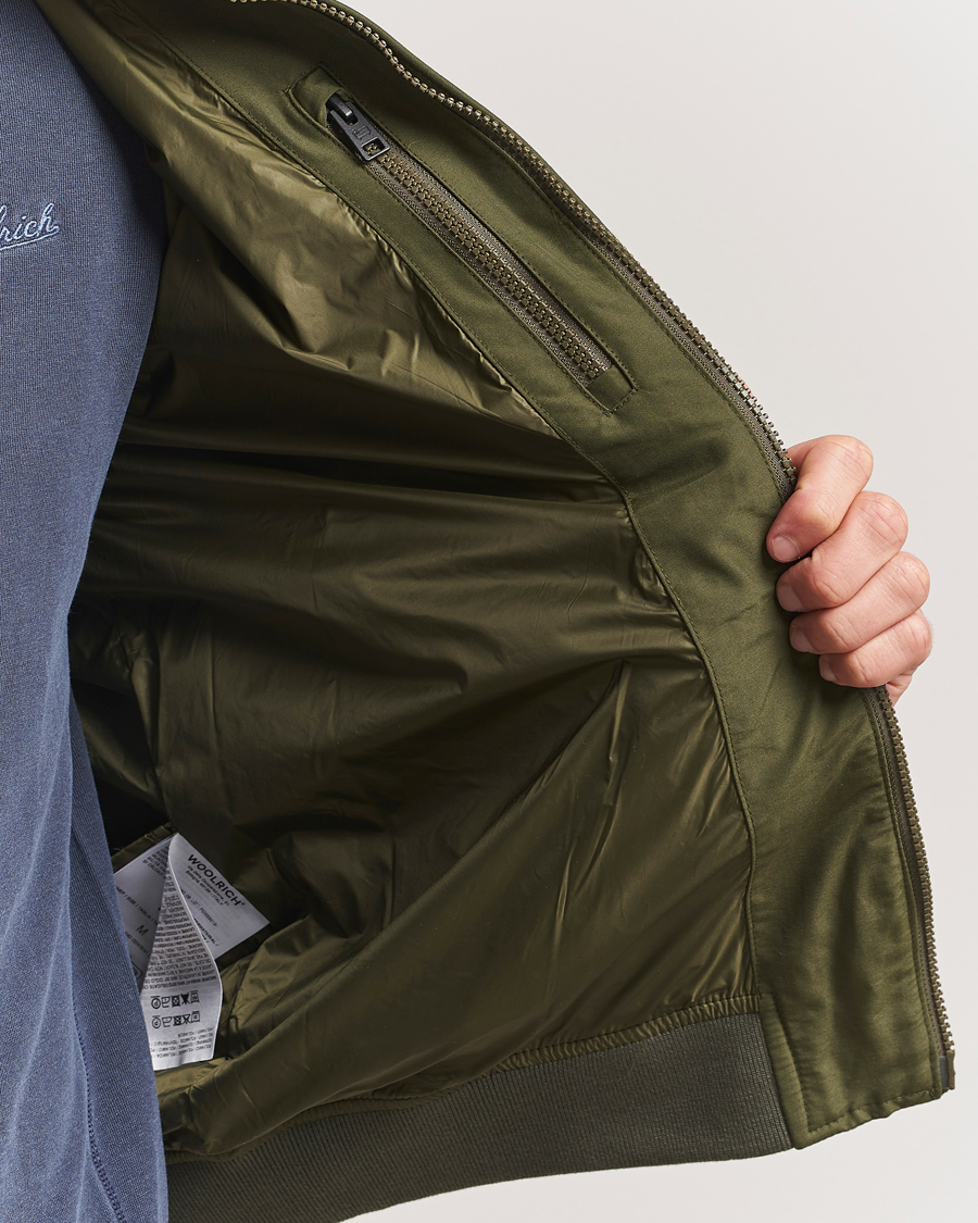 Hombres | Abrigos y chaquetas | Woolrich | Cruiser Bomber Jacket Greenstone