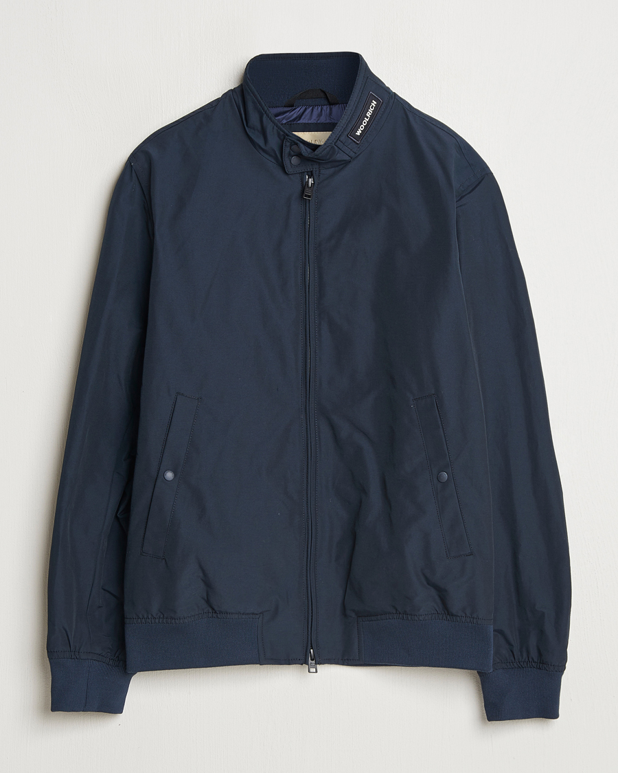 Hombres | Abrigos y chaquetas | Woolrich | Cruiser Bomber Jacket Melton Blue