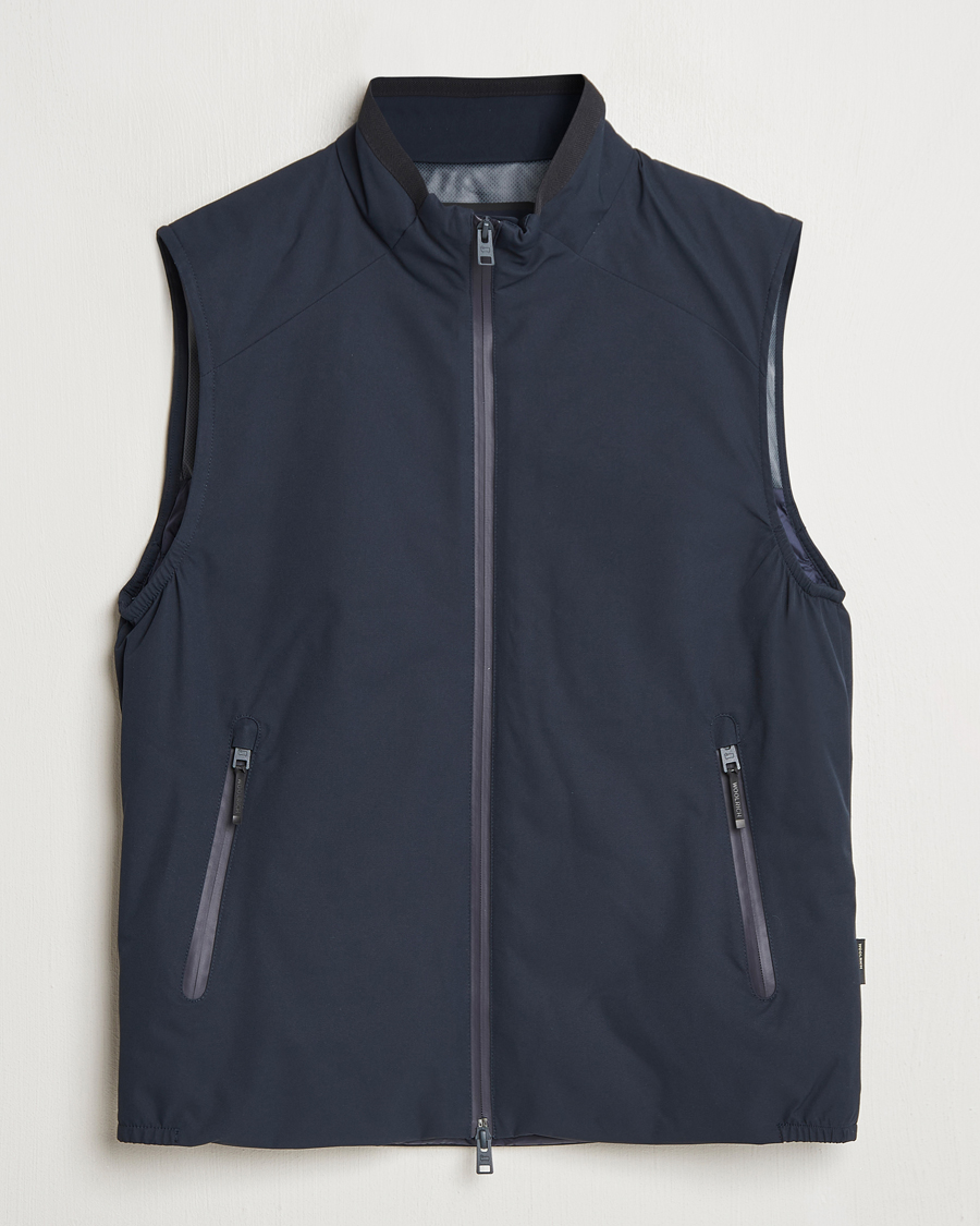 Hombres | Abrigos y chaquetas | Woolrich | Sailing Two Layer Vest Melton Blue