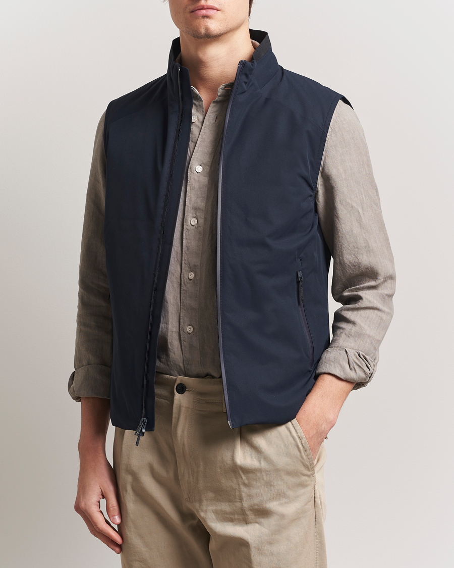Hombres | Abrigos y chaquetas | Woolrich | Sailing Two Layer Vest Melton Blue