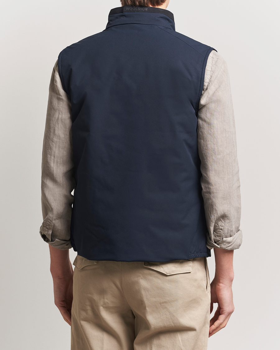 Hombres | Abrigos y chaquetas | Woolrich | Sailing Two Layer Vest Melton Blue