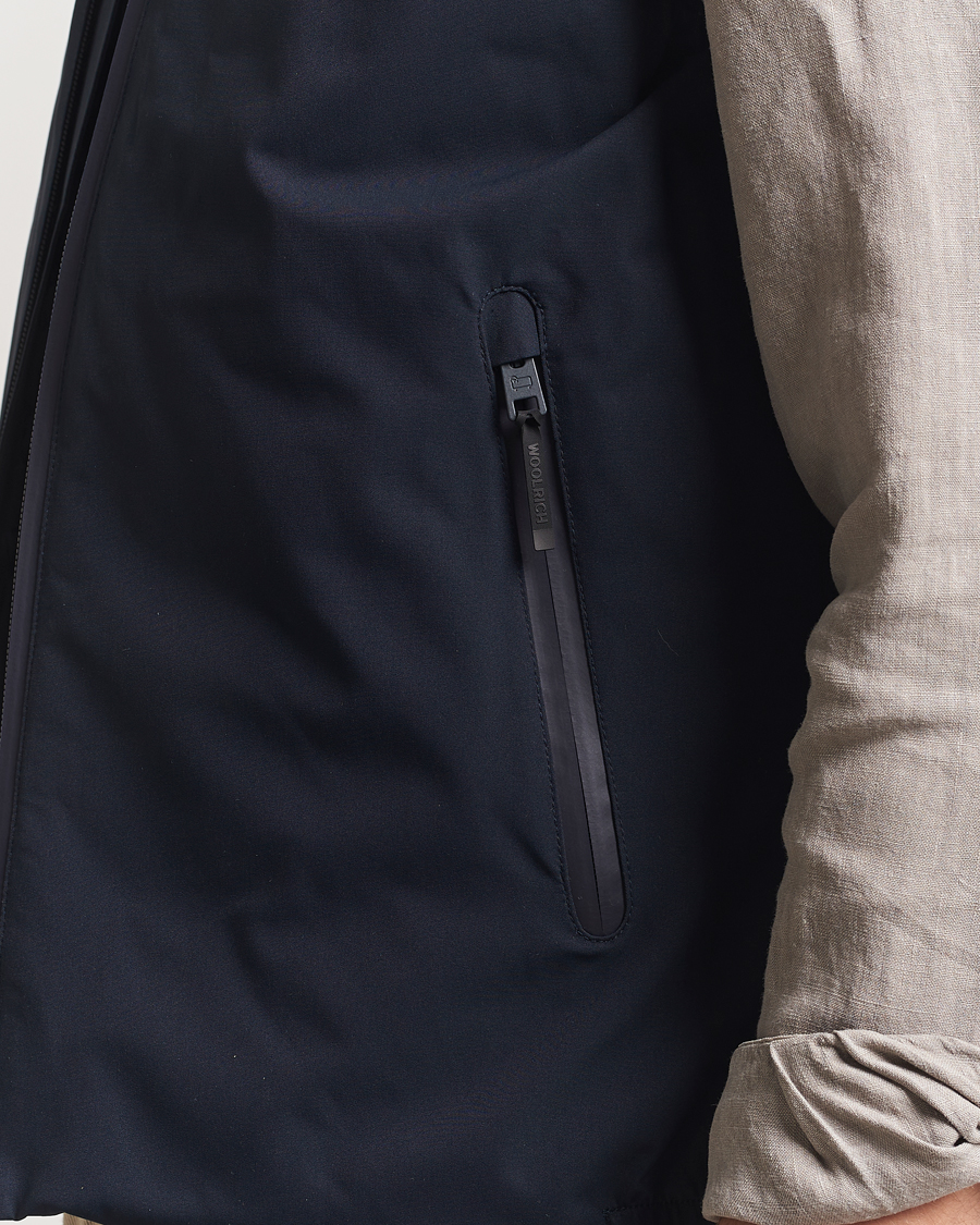 Hombres | Abrigos y chaquetas | Woolrich | Sailing Two Layer Vest Melton Blue