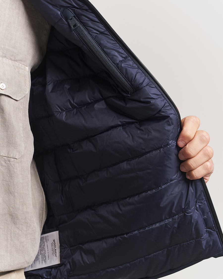 Hombres | Abrigos y chaquetas | Woolrich | Sailing Two Layer Vest Melton Blue