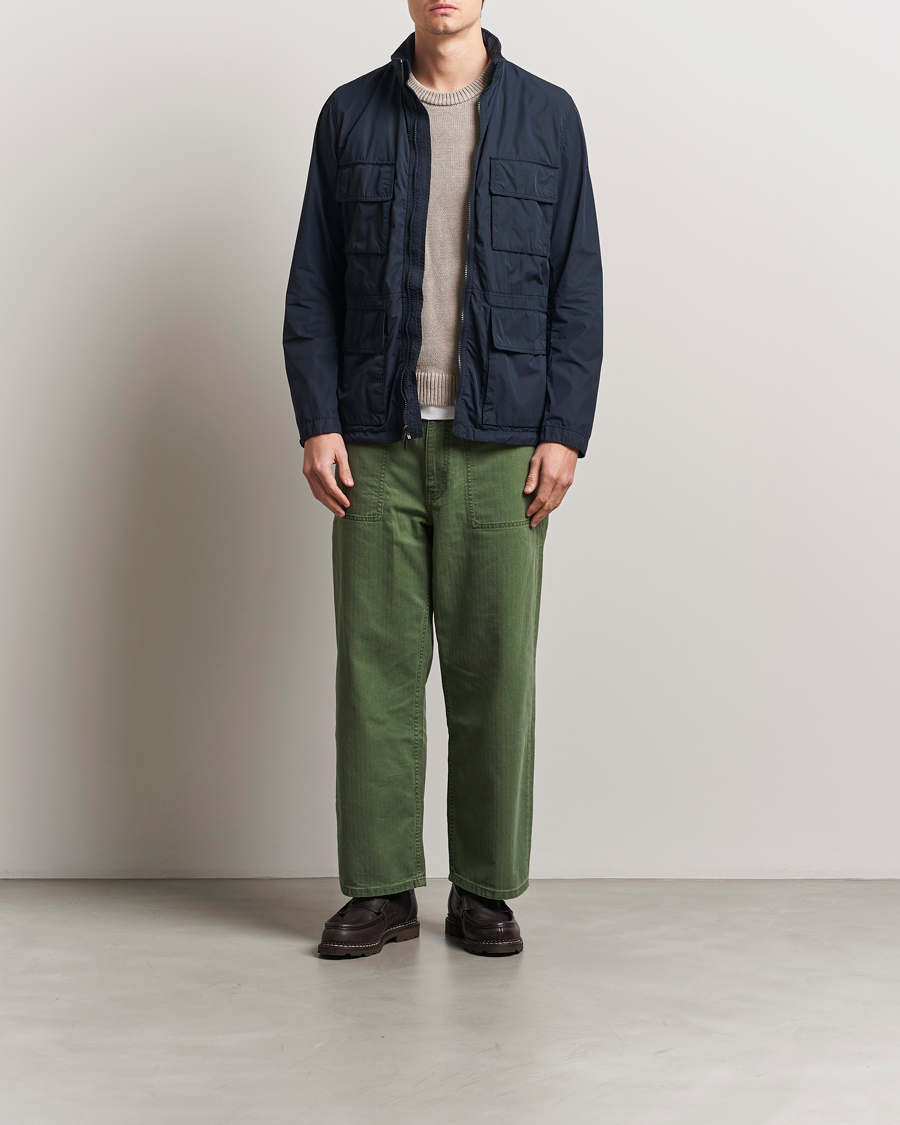 Hombres | Abrigos y chaquetas | Woolrich | Urban Field Jacket Melton Blue