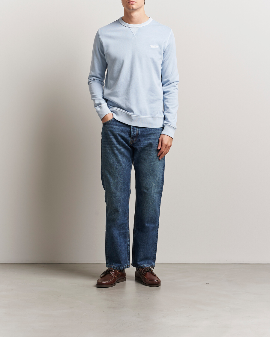 Hombres | Jerséis y prendas de punto | Woolrich | Garment Dyed Crewneck Flask