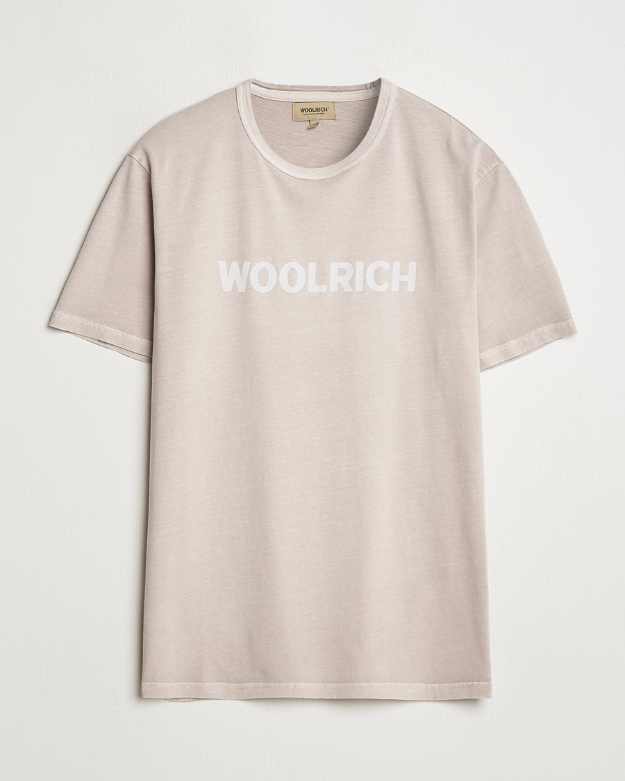 Hombres | Camisetas | Woolrich | Light Garment Dyed T-Shirt Dove