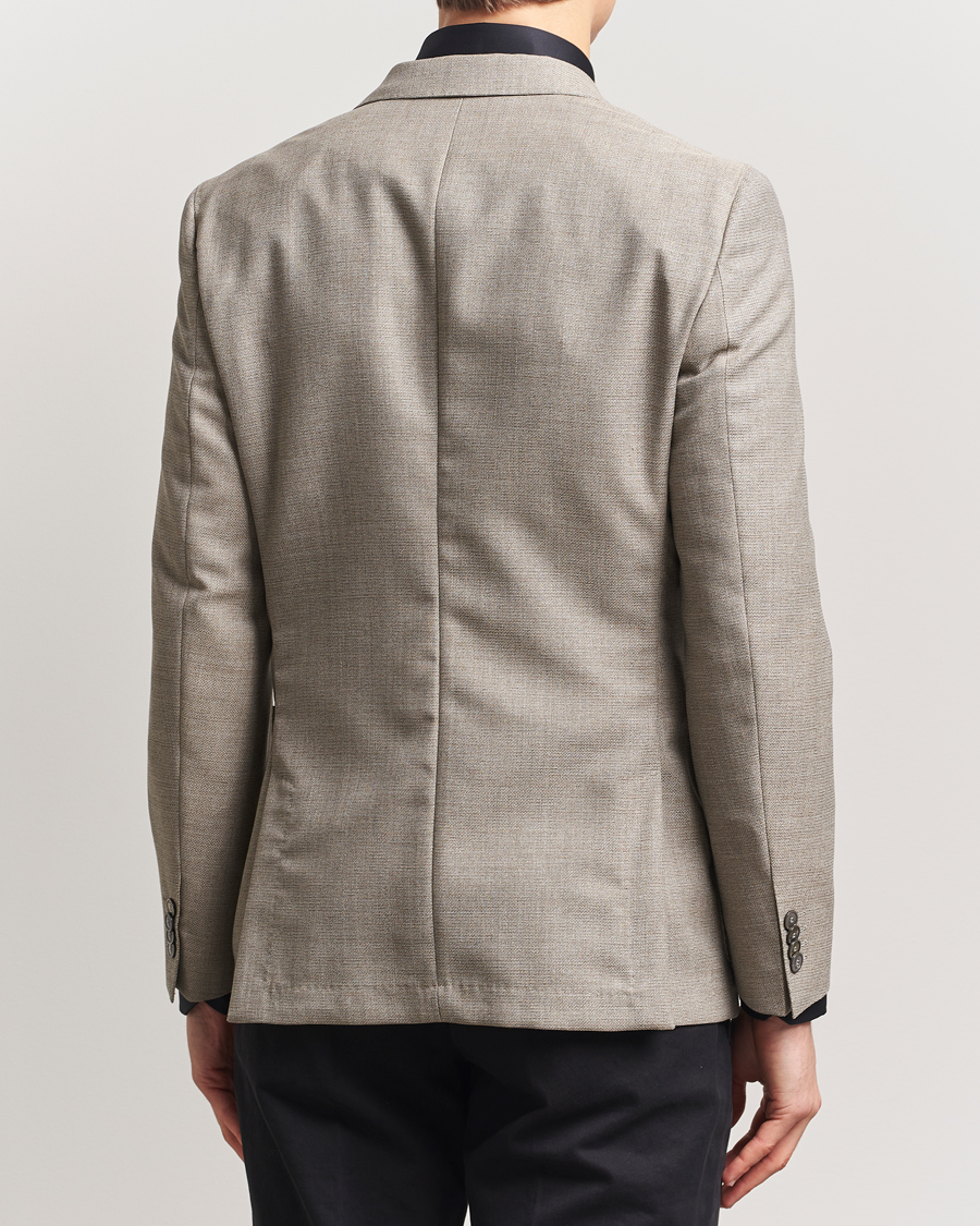 Hombres | Blazers | BOSS BLACK | Huge Wool Double Breasted Blazer Light Beige