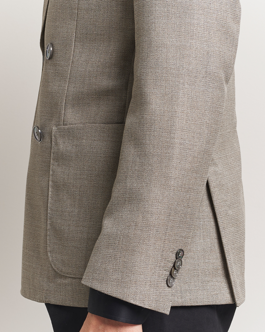 Hombres | Blazers | BOSS BLACK | Huge Wool Double Breasted Blazer Light Beige