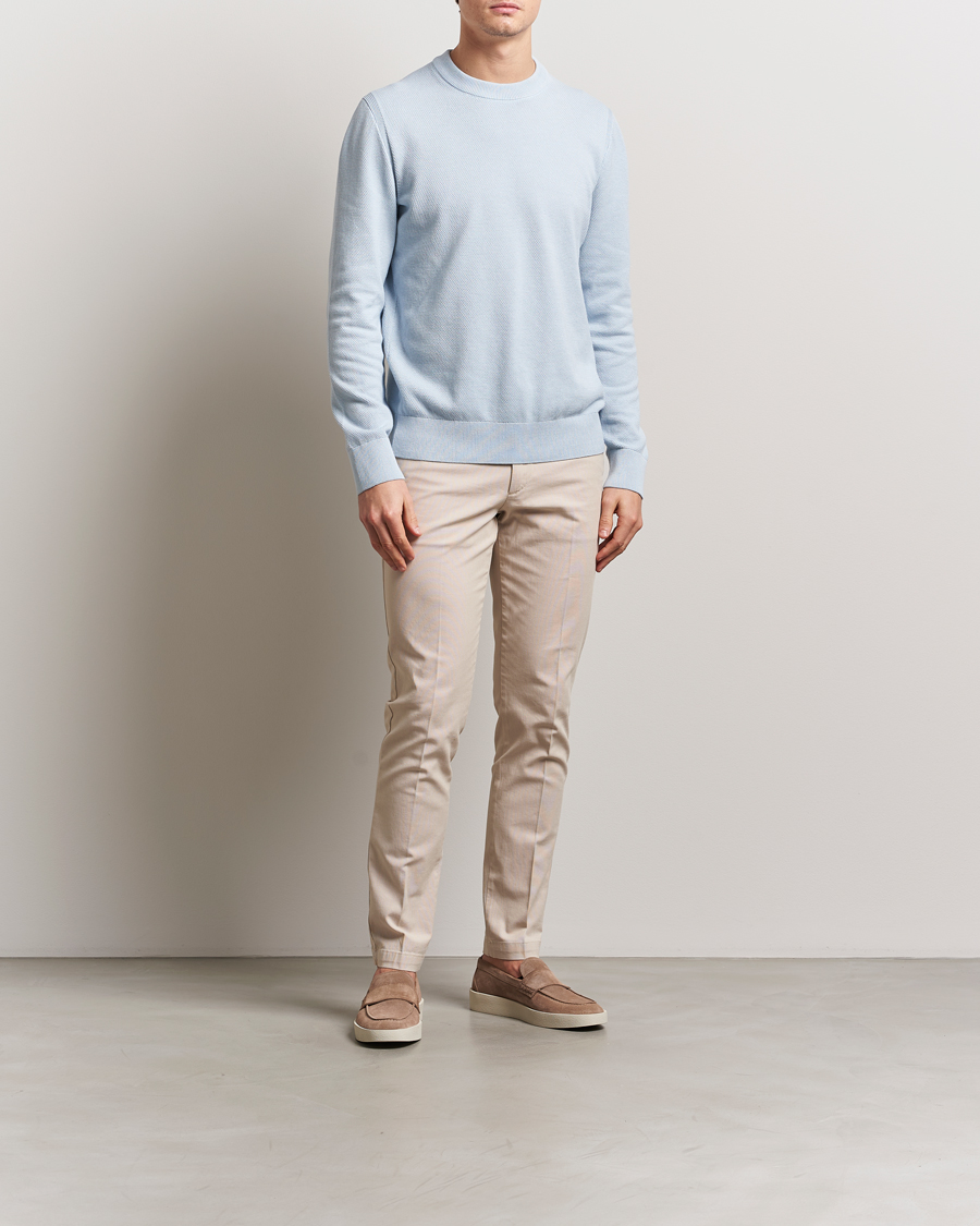 Hombres | Pantalones | BOSS BLACK | Kaito Structured Cotton Pants Light Beige