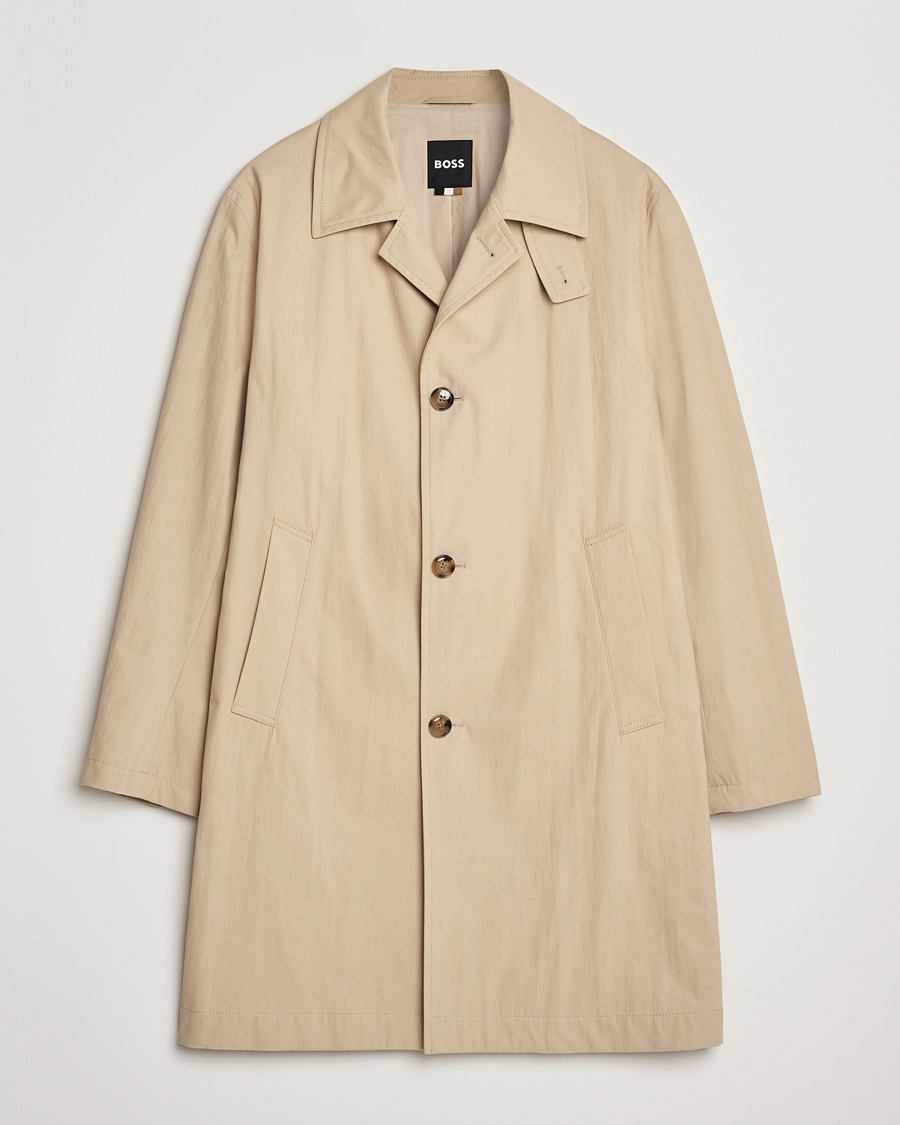 Hombres | Abrigos y chaquetas | BOSS BLACK | Clark Coat Light Beige