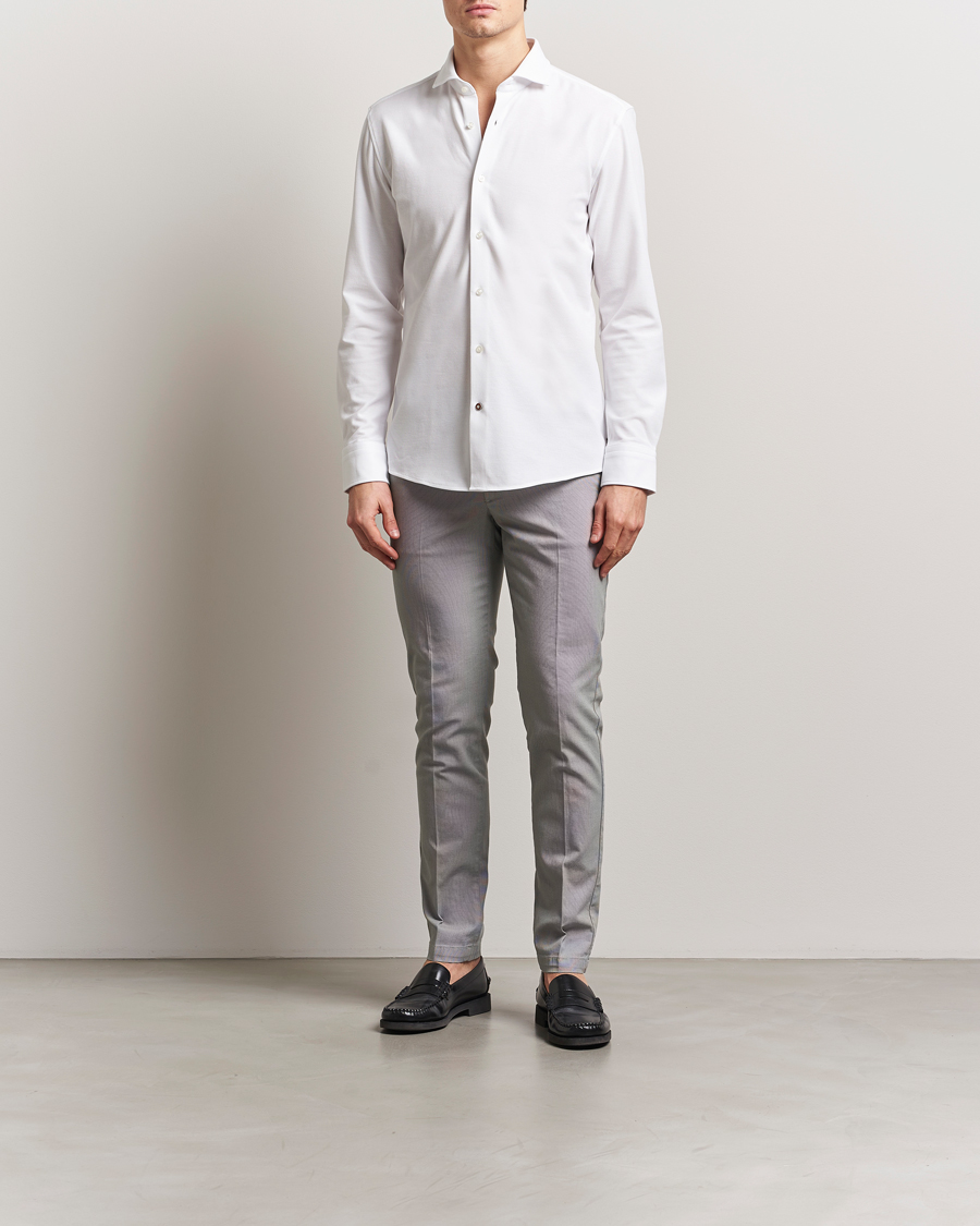 Hombres | Camisas | BOSS BLACK | Hank Structured Shirt White
