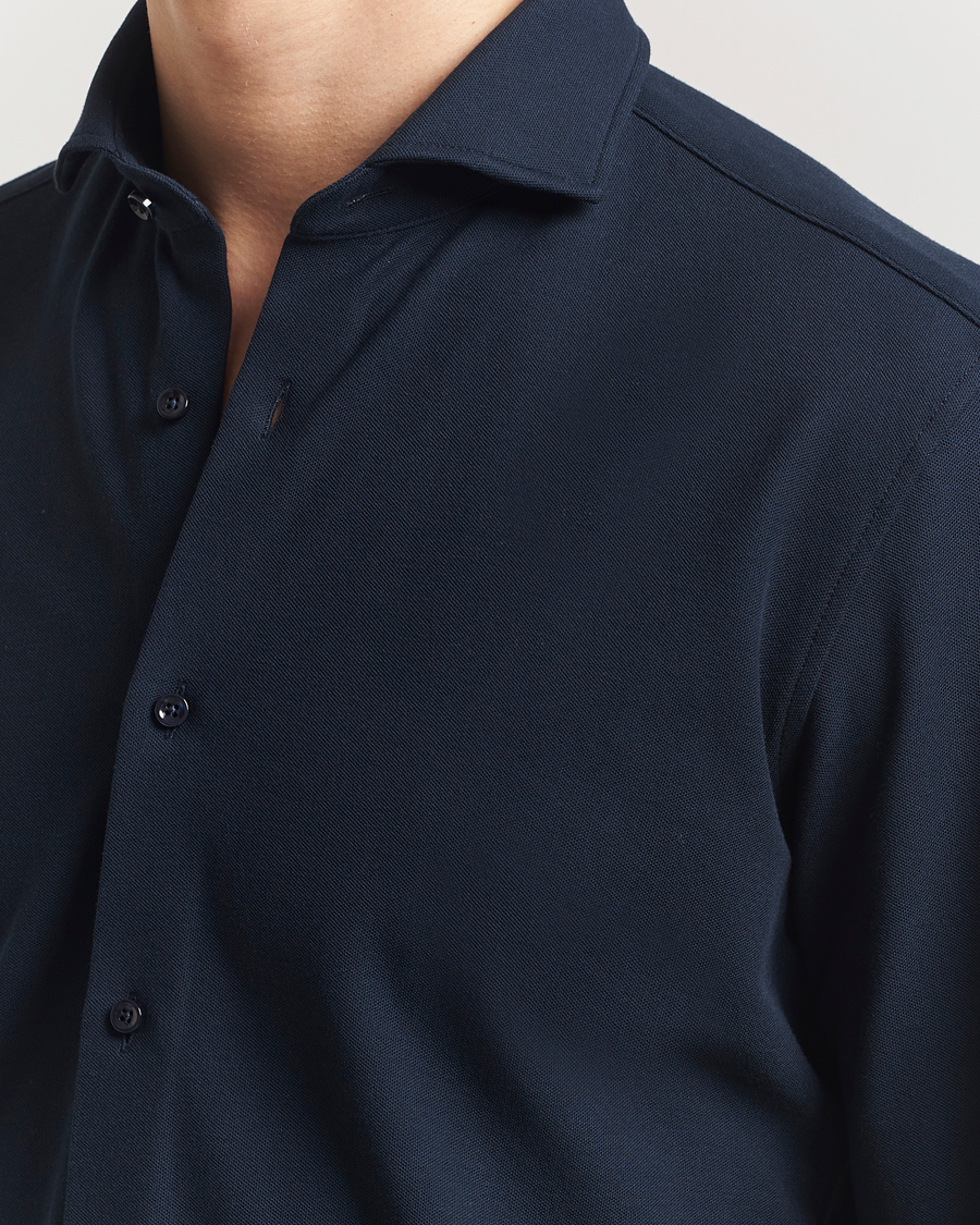 Hombres | Camisas | BOSS BLACK | Hank Structured Shirt Dark Blue