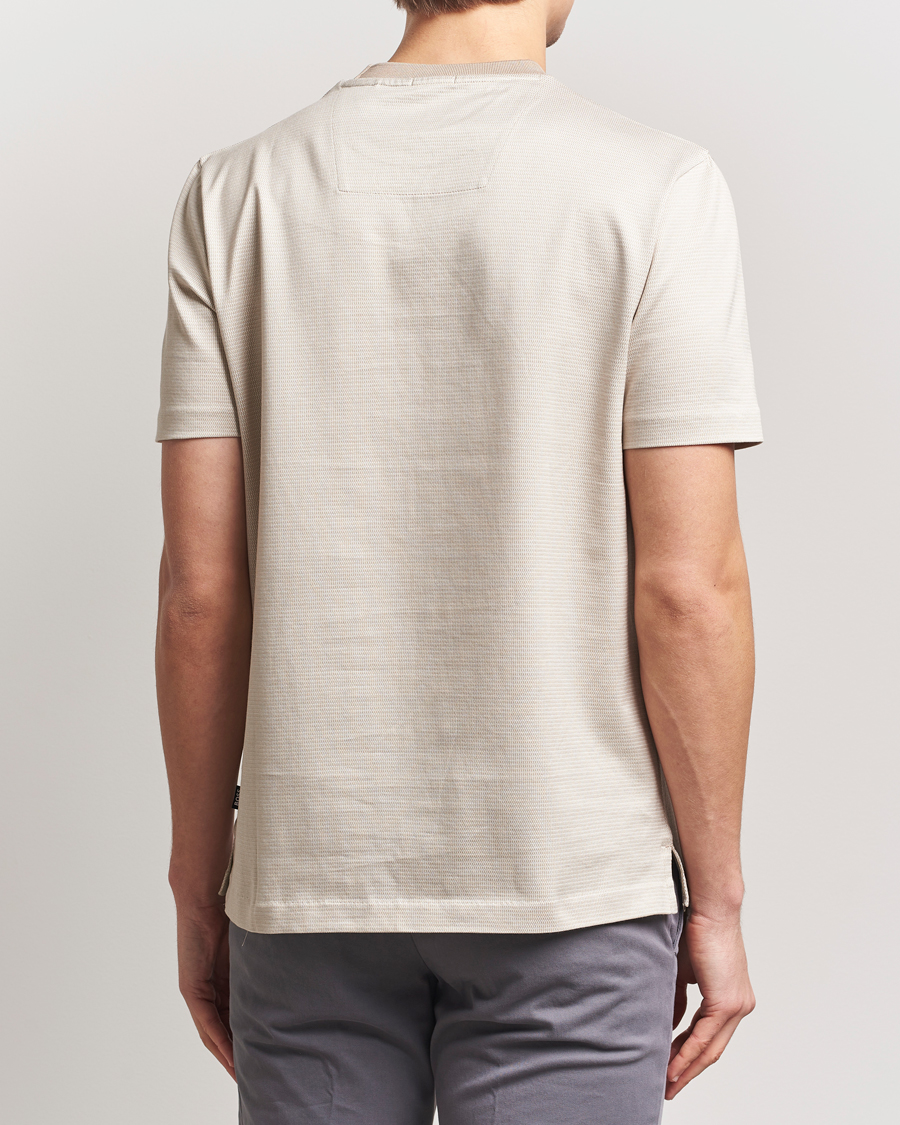 Hombres | Camisetas | BOSS BLACK | Thompson Structured T-Shirt Light Beige