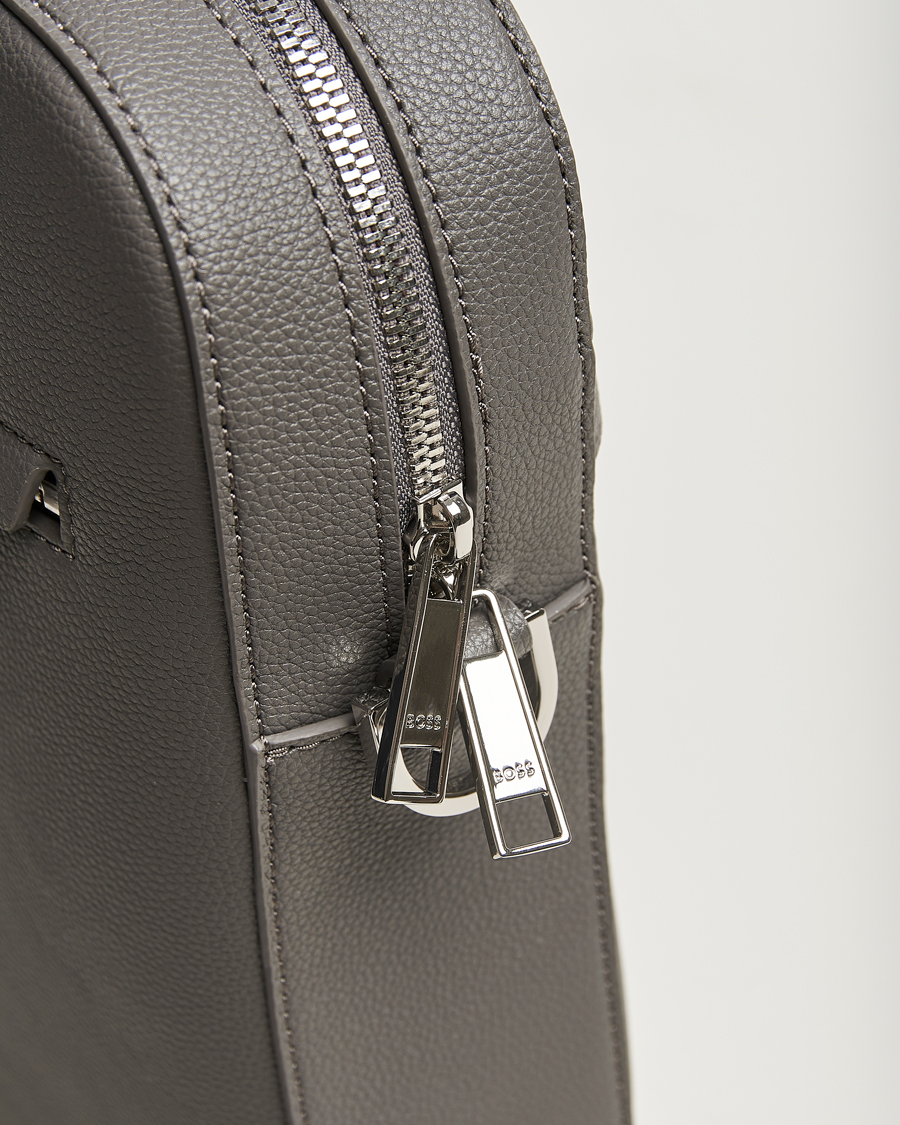 Hombres | BOSS BLACK Ray Document Case Dark Grey | BOSS BLACK | Ray Document Case Dark Grey