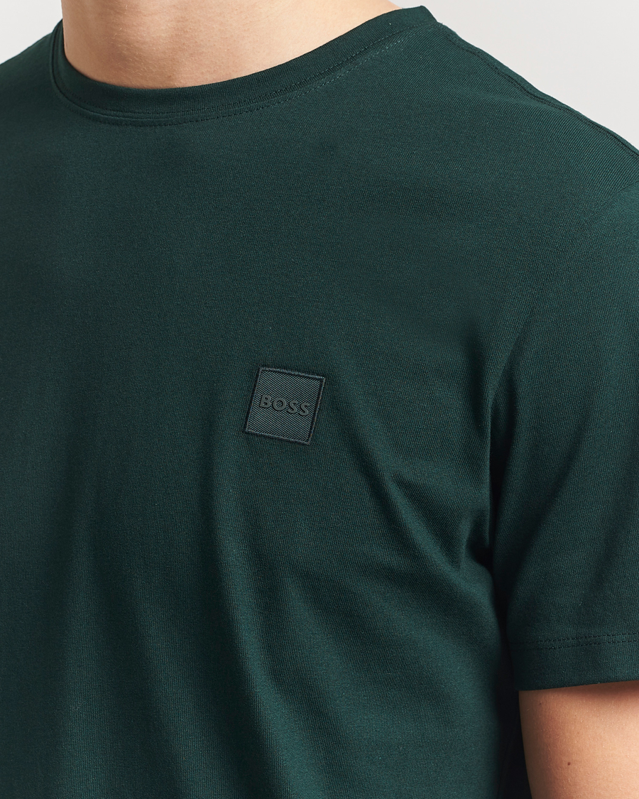 Hombres | Camisetas | BOSS ORANGE | Tales Logo Crew Neck T-Shirt Open Green