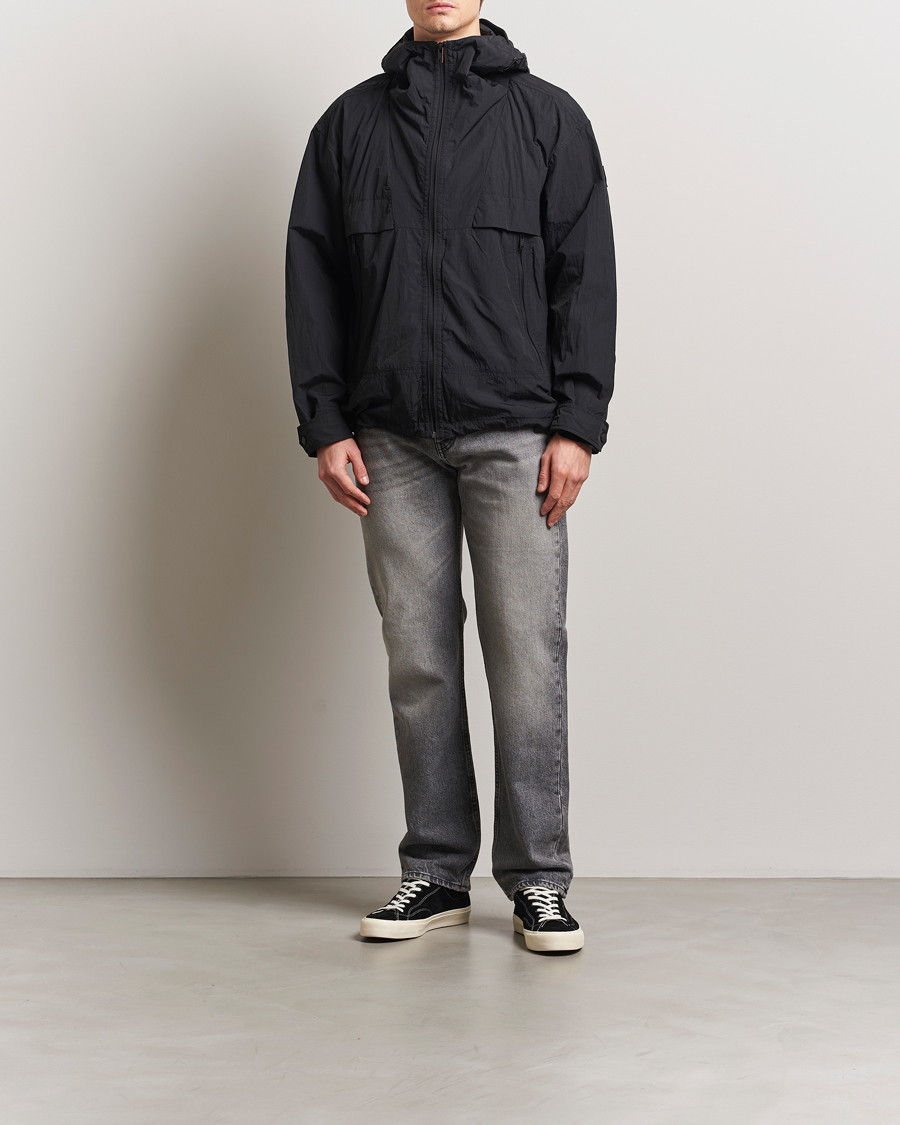 Hombres | Abrigos y chaquetas | BOSS ORANGE | Obosco Nylon Hooded Jacket Black