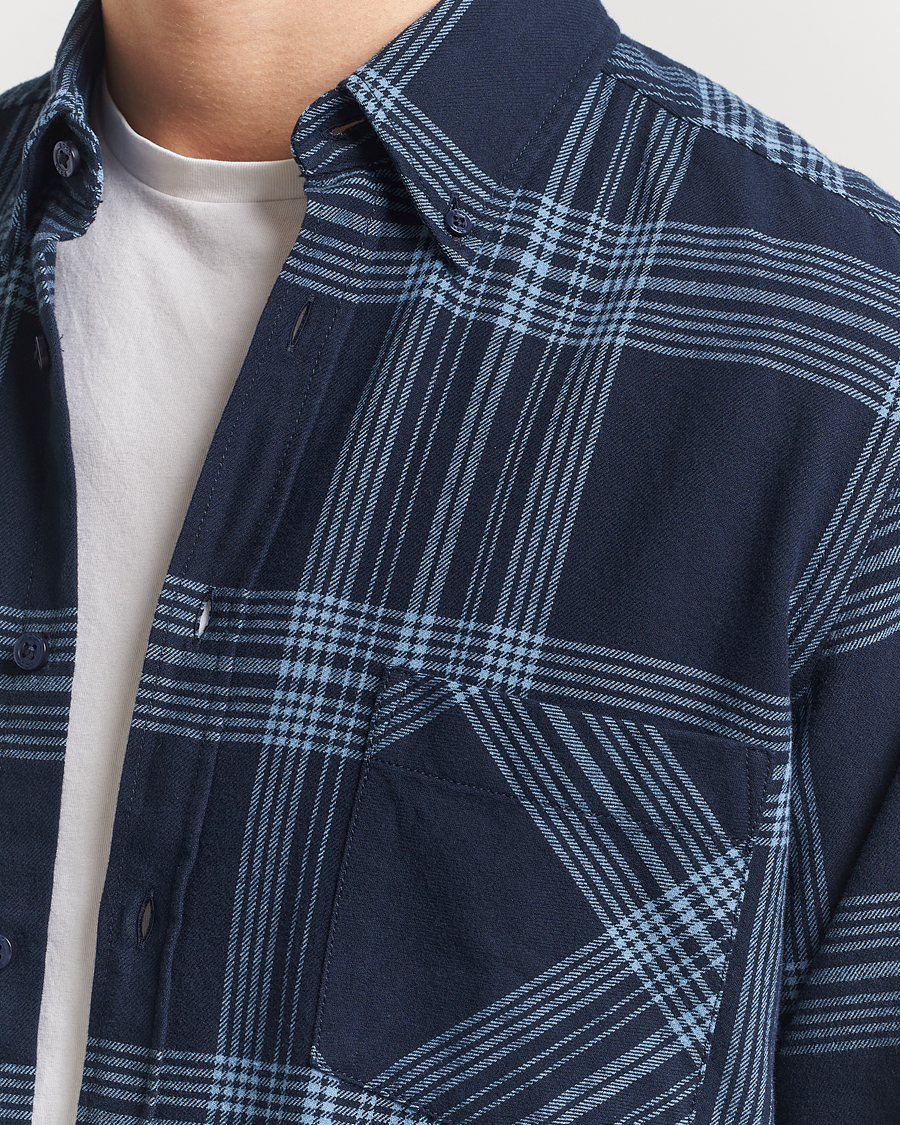 Hombres | Camisas | BOSS ORANGE | Rickert Checked Shirt Dark Blue