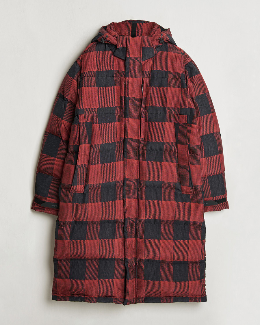 Hombres | Abrigos y chaquetas | Woolrich | Quilted Check Parka by Todd Snyder Red/Black