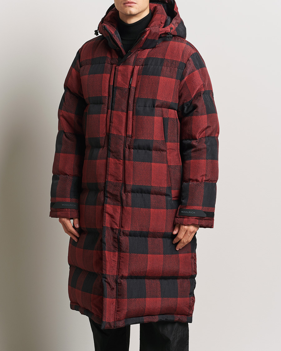 Hombres | Abrigos y chaquetas | Woolrich | Quilted Check Parka by Todd Snyder Red/Black