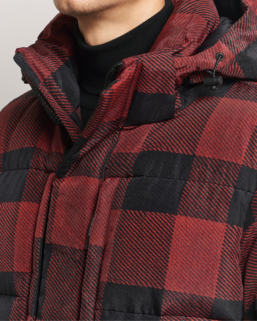 Hombres | Abrigos y chaquetas | Woolrich | Quilted Check Parka by Todd Snyder Red/Black